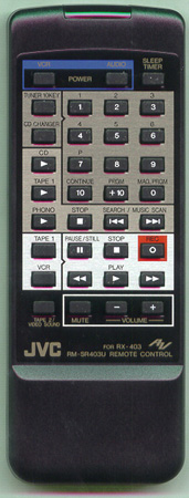 Jvc Rm Sr U Rmsr U Genuine Oem Original Remote